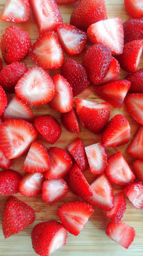 Strawberry Coconut Swirl Shake, Vegan and Gluten-Free, Thick and Creamy - From The Glowing Fridge