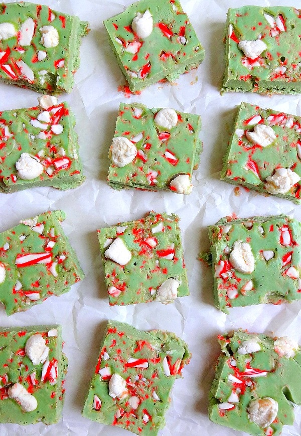 Vegan and Gluten Free Candy Cane and Marshmallow Peppermint Fudge - Creamy, Decadent, Festive and so Simple to create!