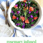Rosemary Infused Grapefruit & Kale Salad