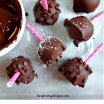 Chocolate Covered Brownie Pops