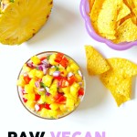 Raw Vegan Pineapple Salsa