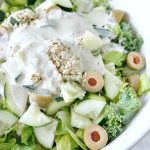 Zesty Kale Cucumber Caesar Salad
