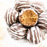 Raw Gingerbread Bites with Two-Ingredient Icing
