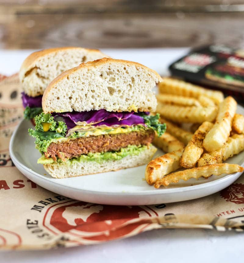 Sweet Earth Foods Plant-Based Awesome Burger. juicy, meaty deliciousness of a traditional burger with plant-based nutrition, the Awesome Burger provides an excellent source of 26g of protein, 6g of fiber and spot-on flavor. #AwesomeForAll
#AwesomeBurger
#SweetEarth #plantbased #burger