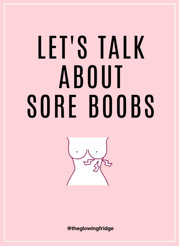 SORE BOOBS before your period? Here's Why & What To Do About It